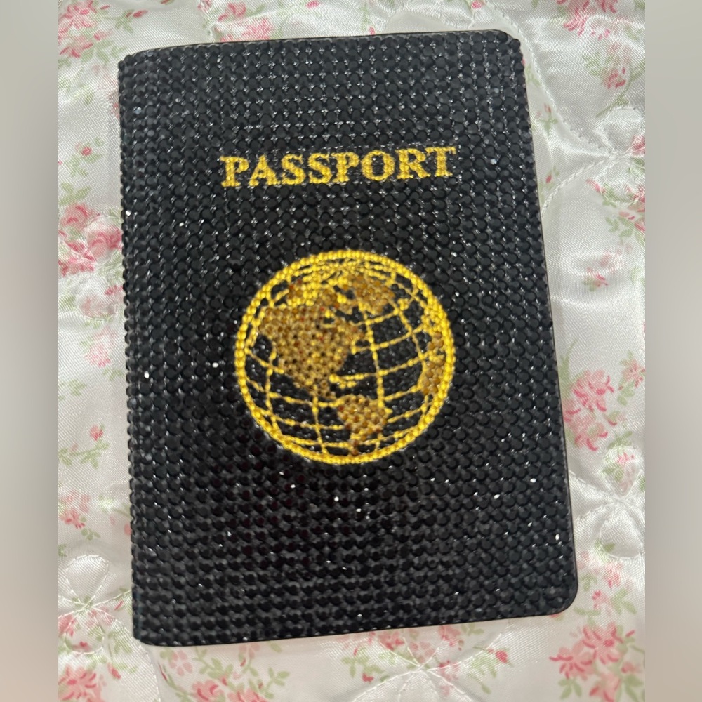 Judith Leiber Couture
Allover Crystal Passport Holder Black